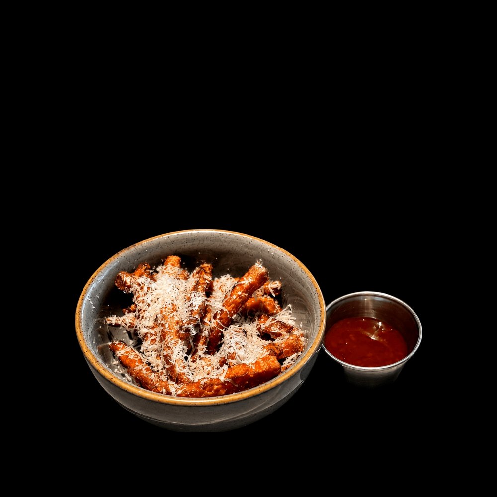 Batat z parmezanem