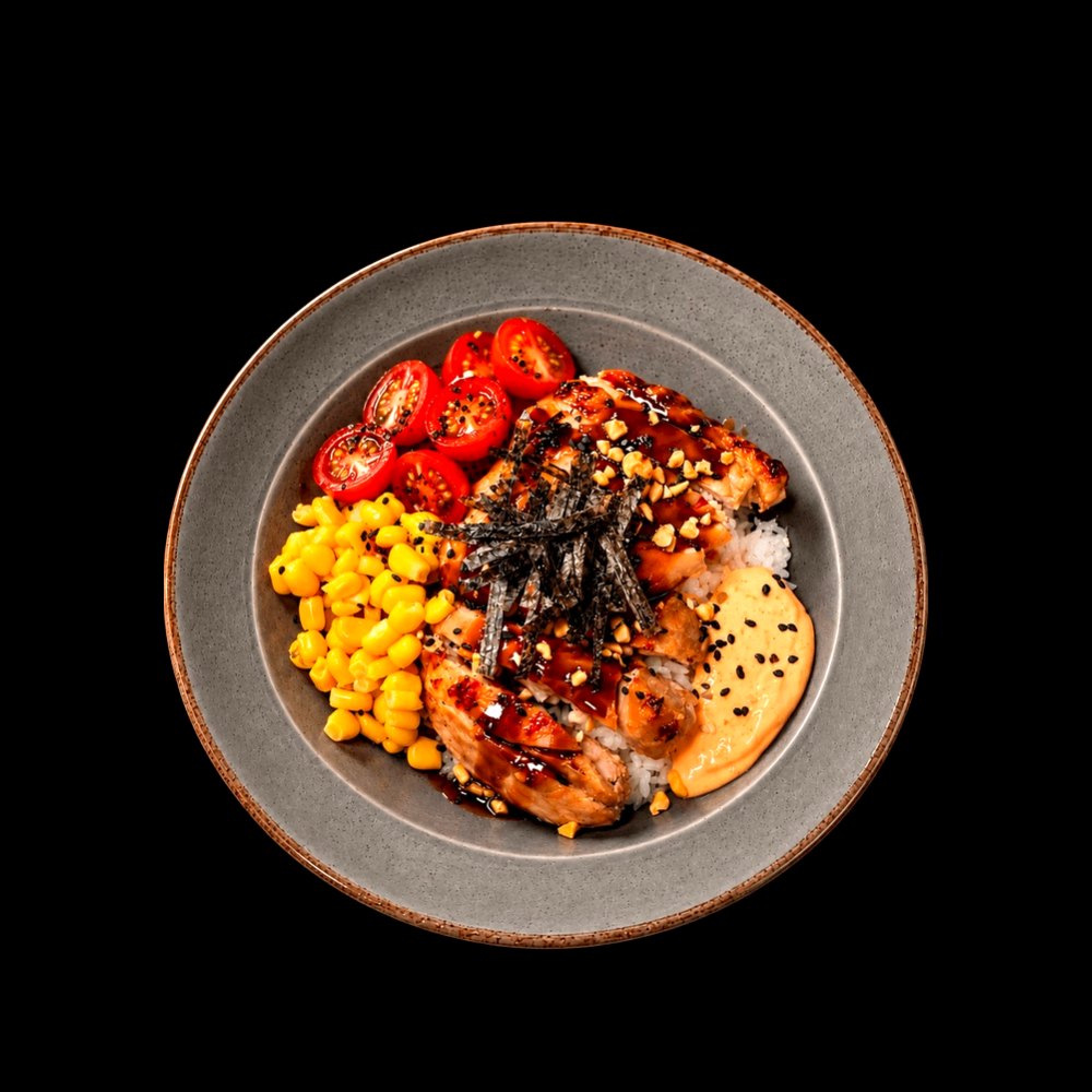 Bowl z kurczakiem teriyaki